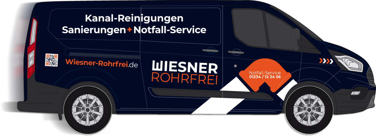 Servicefahrzeug von Wiesner Rohrfrei