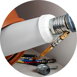 Schritt 2 der Dichtheitsprüfung