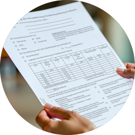 Schritt 3 der Dichtheitsprüfung